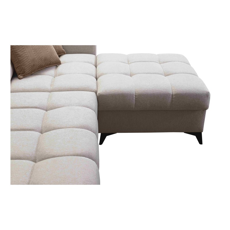 U-shaped corner sofa Venna VIII with sleeping function and USB port - Plush, Avra 12
