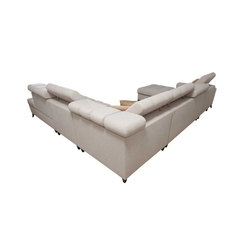 U-shaped corner sofa Venna X with sleeping function - Unique and functional furniture | [NAZWA SKLEPU]
