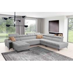 U-shaped corner sofa Venna X with sleeping function - Unique and functional furniture | [NAZWA SKLEPU]