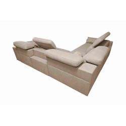 Milano III Mix corner sofa with sleeping function (Weave, Verita 88) | Your living room full of comfort