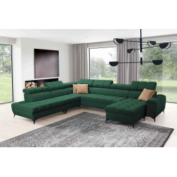 U-shaped corner sofa Venna X with sleeping function - Unique and functional furniture | [NAZWA SKLEPU]