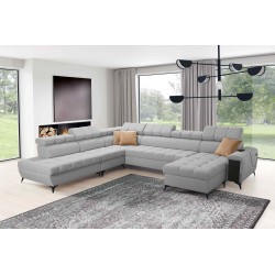 U-shaped corner sofa Venna X with sleeping function - Unique and functional furniture | [NAZWA SKLEPU]