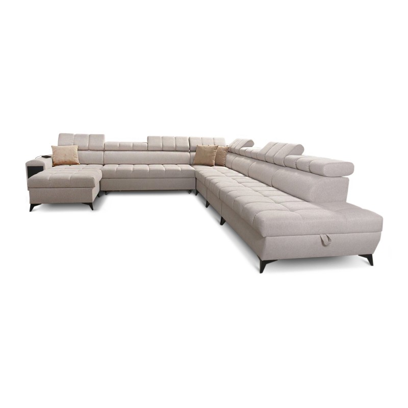 bMeta Title:/b Venna XIII Corner Sofa with Sleeping Function Plush, Avra 2 | Exceptional, Functional, and Stylish Furniture