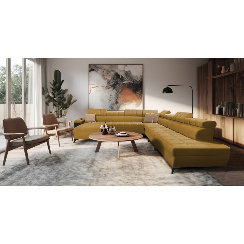 **Meta Title:** Venna XIII Corner Sofa with Sleeping Function Plush, Avra 7 | Unique, Functional, and Stylish Furniture