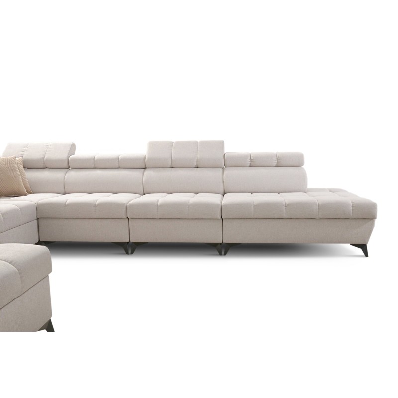 bMeta Title:/b Corner Sofa Venna XIII with Sleeping Function Plush, Avra 12 | Exceptional, Functional, and Stylish Furniture
