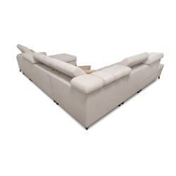 bMeta Title:/b Corner Sofa Venna XIII with Sleeping Function Plush, Avra 12 | Exceptional, Functional, and Stylish Furniture