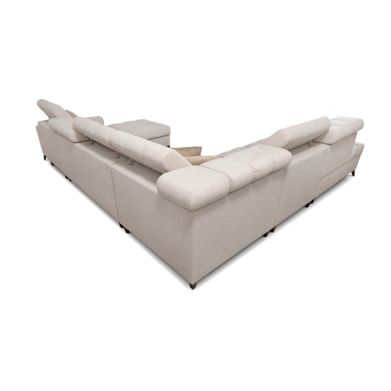 bMeta Title:/b Corner Sofa Venna XIII with Sleeping Function Plush, Avra 12 | Exceptional, Functional, and Stylish Furniture