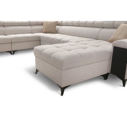 bMeta Title:/b Corner Sofa Venna XIII with Sleeping Function Plush, Avra 17 | Unique, Functional, and Stylish Furniture