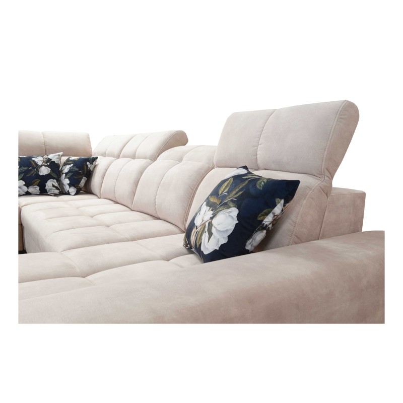 Esquina Ascot VI con función de cama, puerto USB y reposacabezas ajustables | Muebles Esquina Ascot VI con función de cama, puerto USB y reposacabezas ajustables | Muebles