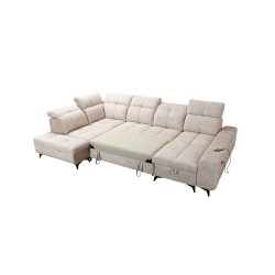 Esquina Ascot VI con función de cama, puerto USB y reposacabezas ajustables | Muebles Esquina Ascot VI con función de cama, puerto USB y reposacabezas ajustables | Muebles