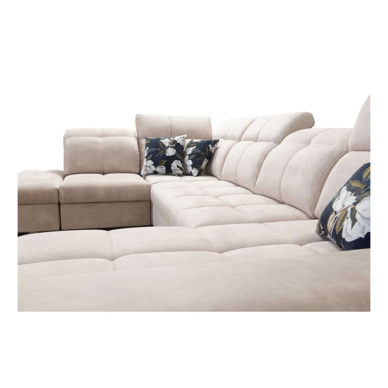 Esquina Ascot VI con función de cama, puerto USB y reposacabezas ajustables | Muebles Esquina Ascot VI con función de cama, puerto USB y reposacabezas ajustables | Muebles