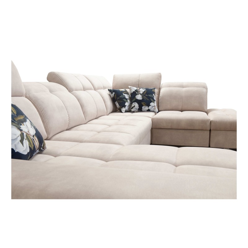 Esquina Ascot VI con función de cama, puerto USB y reposacabezas ajustables | Muebles Esquina Ascot VI con función de cama, puerto USB y reposacabezas ajustables | Muebles