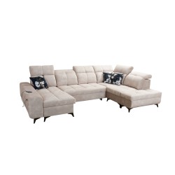 Esquina Ascot VI con función de cama, puerto USB y reposacabezas ajustables | Muebles Esquina Ascot VI con función de cama, puerto USB y reposacabezas ajustables | Muebles