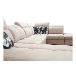 Esquina Ascot VI con función de cama, puerto USB y reposacabezas ajustables | Muebles Esquina Ascot VI con función de cama, puerto USB y reposacabezas ajustables | Muebles