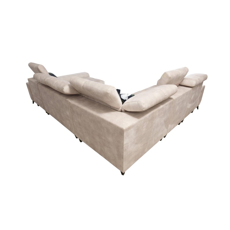 U-förmiges Sofa Ascot VIII mit Schlaffunktion | Samtstoff, Wave 12 U-förmiges Sofa Ascot VIII mit Schlaffunktion | Samtstoff, Wave 12