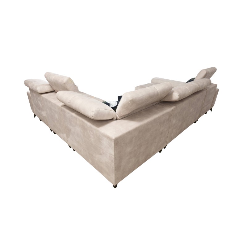 U-förmiges Ecksofa Ascot VIII mit Schlaffunktion | Samtstoff, Wave 2 U-förmiges Ecksofa Ascot VIII mit Schlaffunktion | Samtstoff, Wave 2