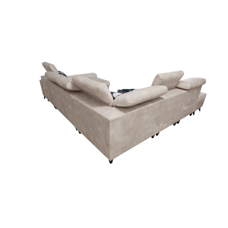 Sofá esquinero funcional en forma de U Ascot X con tela de terciopelo, Wave 6 | Tienda de muebles Sofá esquinero funcional en forma de U Ascot X con tela de terciopelo, Wave 6 | Tienda de muebles