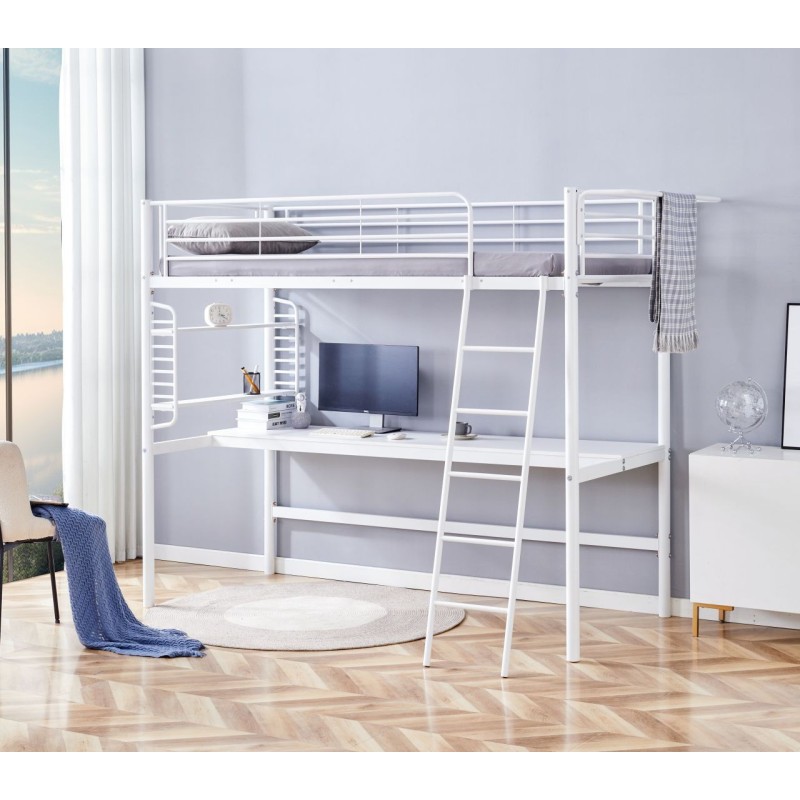 Bunk bed with desk 90x200 (white) Bunk bed with desk 90x200 (white)