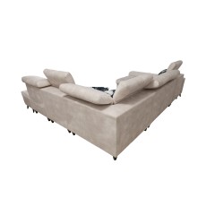 Funktionales Ecksofa in U-Form Ascot X mit Samtstoff, Wave 4 | Möbelgeschäft Funktionales Ecksofa in U-Form Ascot X mit Samtstoff, Wave 4 | Möbelgeschäft
