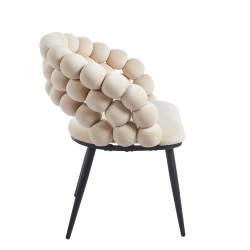 Velvet chair (beige) Velvet chair (beige)