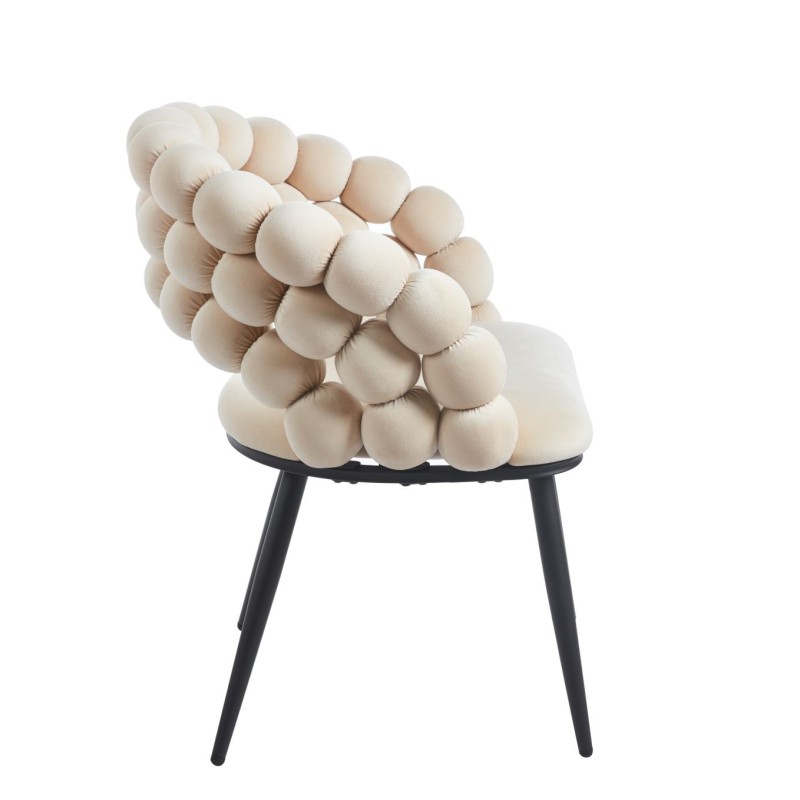 Velvet chair (beige) Velvet chair (beige)