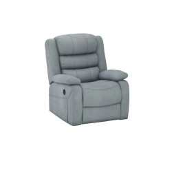 Fotel wypoczynkowy rozkładany elektrycznie velvet (szary) Fotel wypoczynkowy rozkładany elektrycznie velvet (szary)