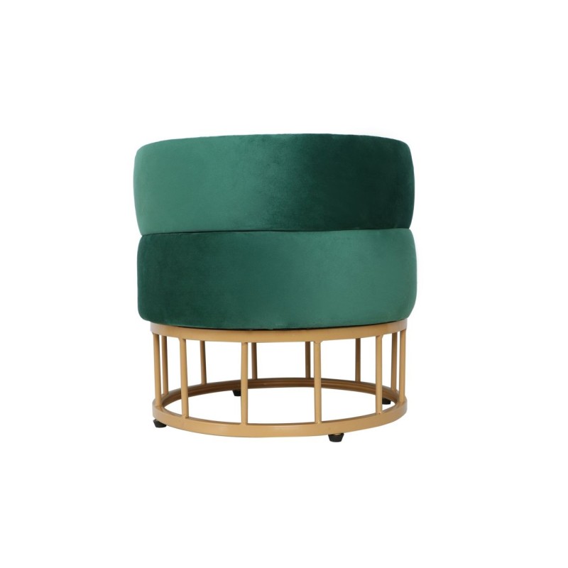 Velvet pouf (green) Velvet pouf (green)
