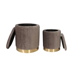 Poufs (set of 2) gray Poufs (set of 2) gray