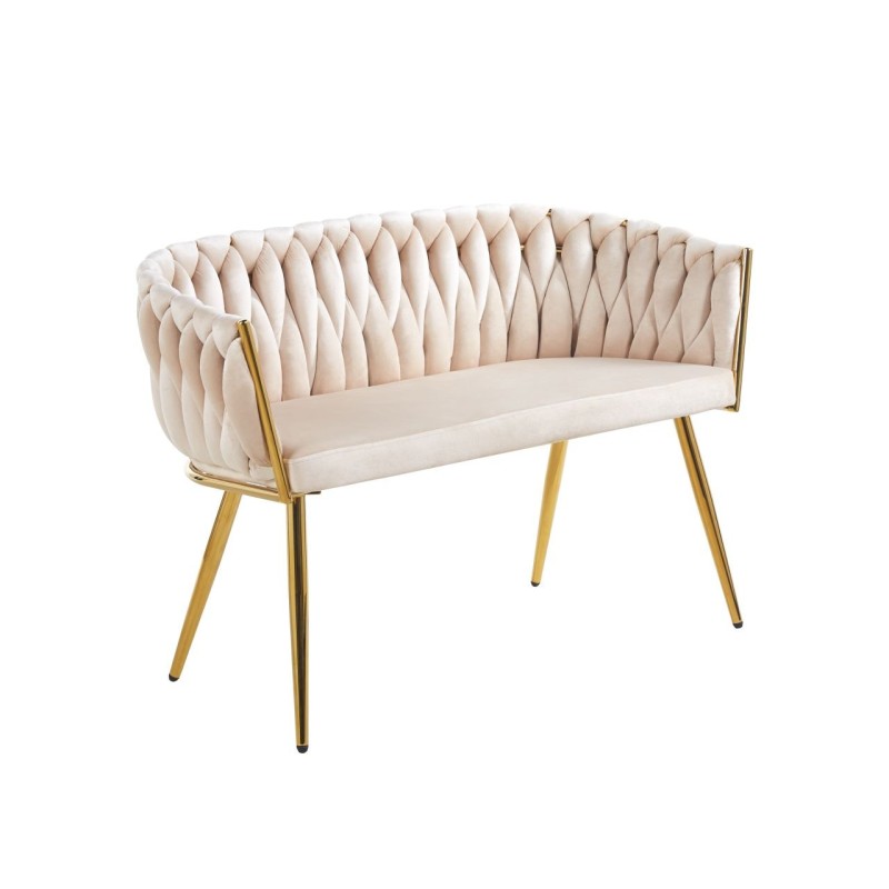 Velvet sofa (beige) Velvet sofa (beige)