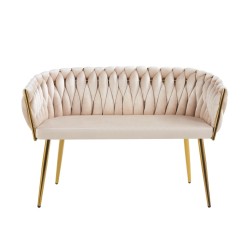 Velvet sofa (beige) Velvet sofa (beige)