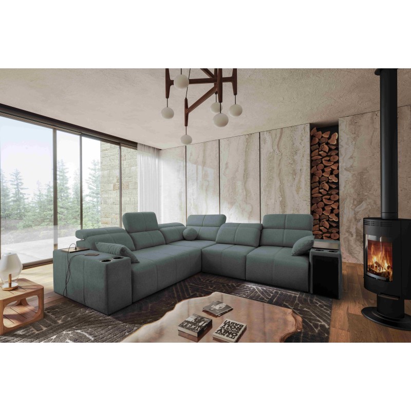 Milano III corner sofa with a sleeping function - elegance and functionality in one!