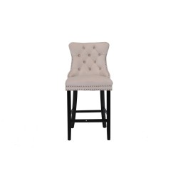 Velvet barstool (beige) Velvet barstool (beige)