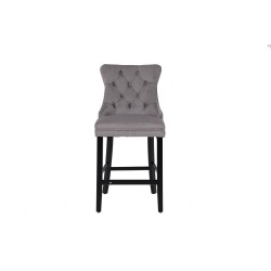 Velvet bar stool (gray) Velvet bar stool (gray)