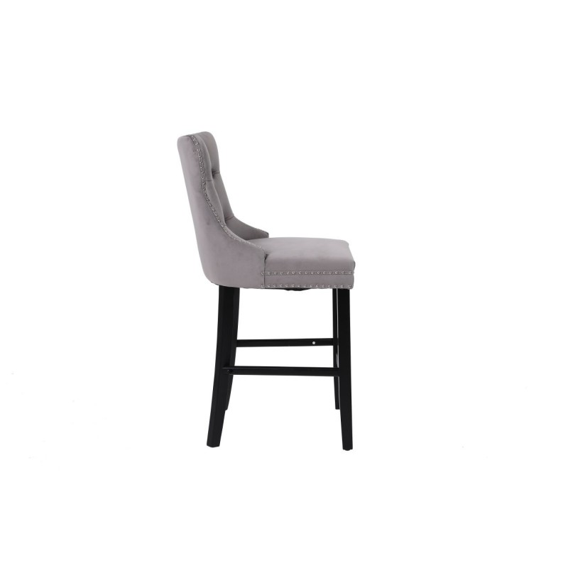 Velvet bar stool (gray) Velvet bar stool (gray)