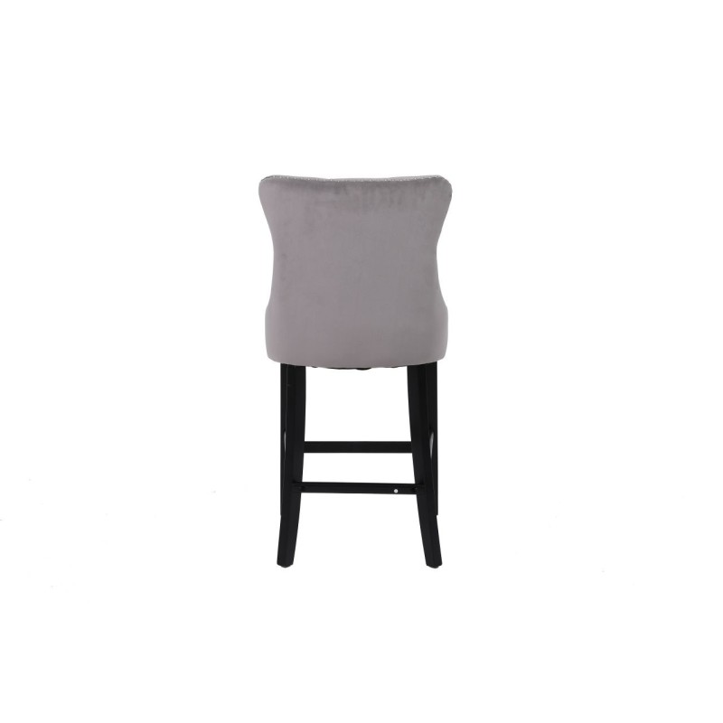 Velvet bar stool (gray) Velvet bar stool (gray)