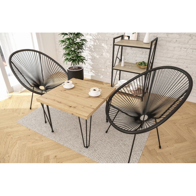 Bank (Eiche Artisan + Beine III) 67x67 Bank (Eiche Artisan + Beine III) 67x67