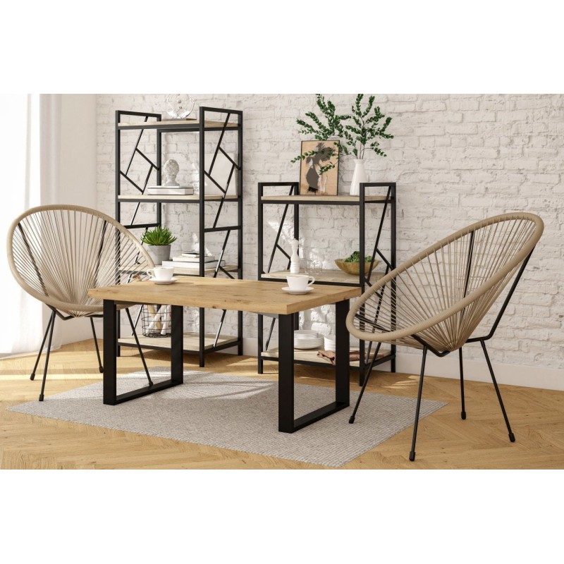 Bank (Eiche Artisan + Beine U) 67x101 Bank (Eiche Artisan + Beine U) 67x101