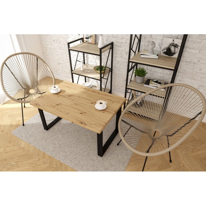 Bank (Eiche Artisan + Beine U) 67x101 Bank (Eiche Artisan + Beine U) 67x101