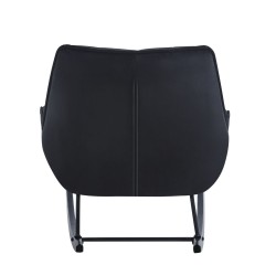 Velvet rocking chair (black) Velvet rocking chair (black)