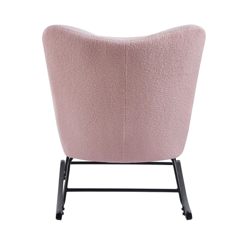 Fotel bujany Teddy (różowy) Fotel bujany Teddy (różowy)
