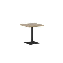Tisch (Eiche Artisan + T-Fuß) 67x67