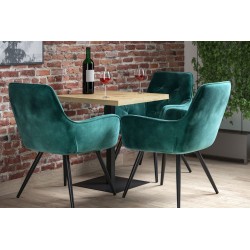 Stół (dąb artisan + noga T) 67x67 Stół (dąb artisan + noga T) 67x67