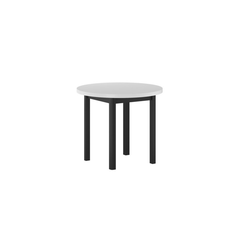 Runder Tisch (weiß/schwarz) Ø90 Runder Tisch (weiß/schwarz) Ø90