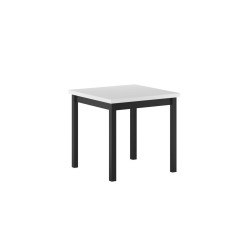 Mesa (blanca/negra) 80x80