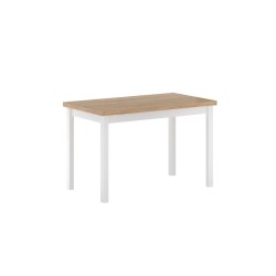 Tisch (Eiche Gold Craft/Weiß) 68x120