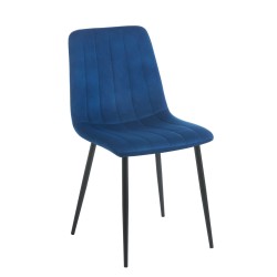 Silla de terciopelo (azul)