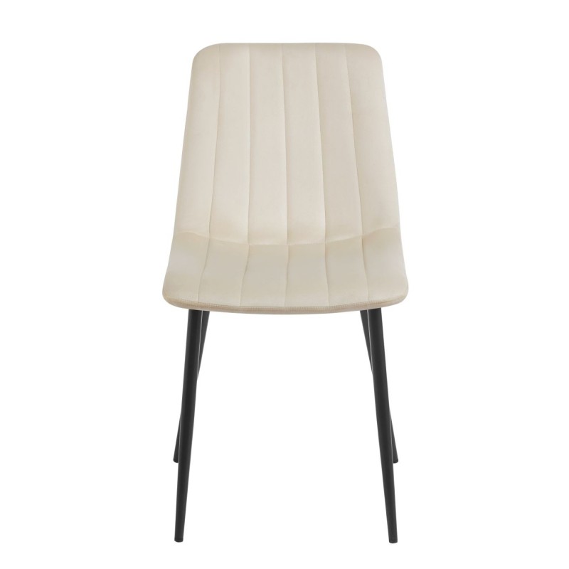 Samtstuhl (beige) Samtstuhl (beige)