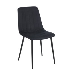 Silla de terciopelo (negra) Silla de terciopelo (negra)