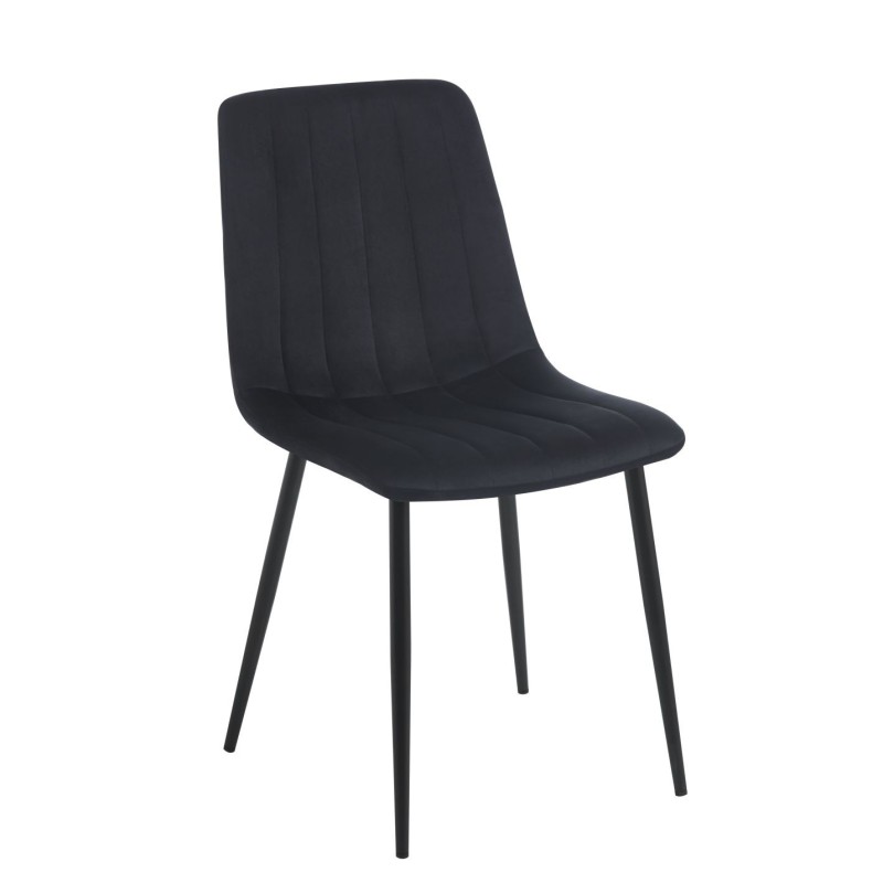 Silla de terciopelo (negra) Silla de terciopelo (negra)