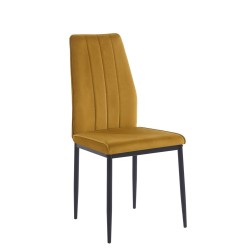 Velvet chair (curry)